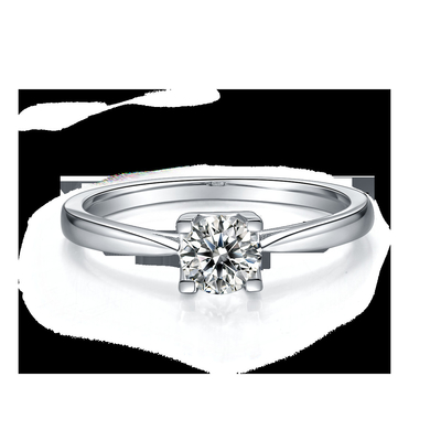 Μοναδικό γαμήλιο δαχτυλίδι αρραβώνων Moissanite περικοπών S925 Ανατολής-Δύσης θέτοντας σμαραγδένιο σύγχρονο