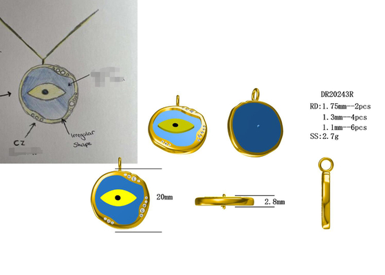 0.2ct 8pcs ημι τοποθετούν τον άσπρο χρυσό υλικό ODM δαχτυλιδιών 14K διαμαντιών για το δώρο