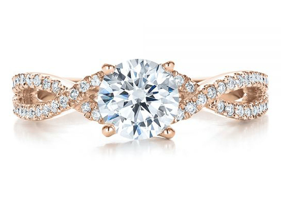0.8ct φυσικά δαχτυλίδια αρραβώνων 6.0MM διαμαντιών ODM cOem διάστασης