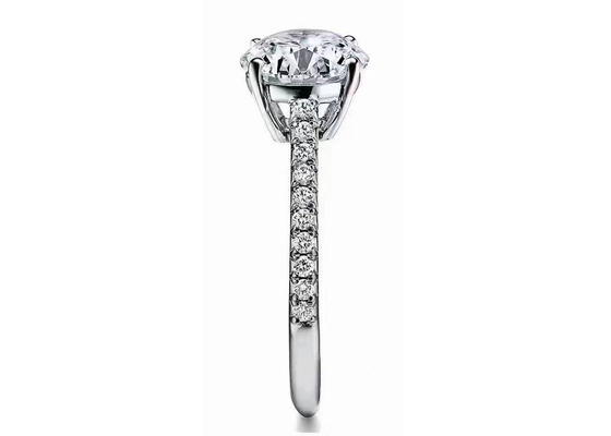 38pcs φυσική στρογγυλή περικοπή 1.2ct RD7MM τοποθετήσεων δαχτυλιδιών αρραβώνων διαμαντιών