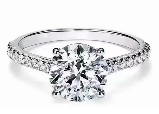 38pcs φυσική στρογγυλή περικοπή 1.2ct RD7MM τοποθετήσεων δαχτυλιδιών αρραβώνων διαμαντιών