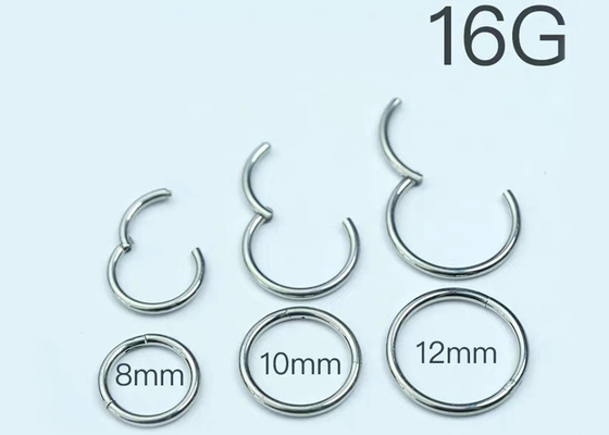 Δαχτυλίδι διαφραγμάτων cOem 8mm, κόσμημα διαφραγμάτων μύτης για το δώρο επετείου