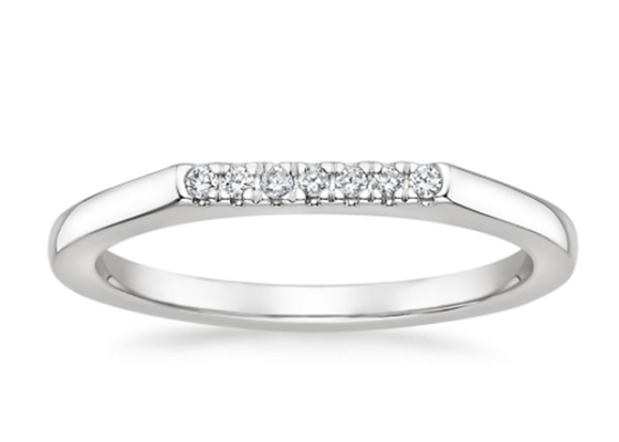 1.3mm 0.07carat 925 εξαιρετικά ασημένια δαχτυλίδια αρραβώνων Moissanite για τις γυναίκες